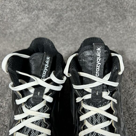 Adidas CrazyQuick Mid G99295 Men’s Sz 14 Black White Detachable Football Cleats main image 10